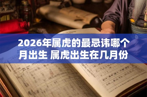 2026年属虎的最忌讳哪个月出生 属虎出生在几月份的人命好