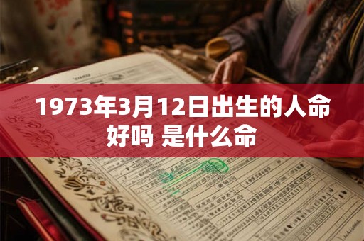 1973年3月12日出生的人命好吗 是什么命