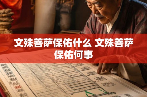 文殊菩萨保佑什么 文殊菩萨保佑何事 文殊菩萨保佑什么 文殊菩萨保佑何事