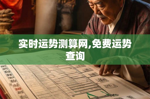 实时运势测算网,免费运势查询