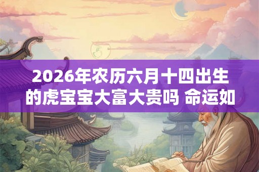2026年农历六月十四出生的虎宝宝大富大贵吗 命运如何 2026年农历六月十四出生的虎宝宝大富大贵吗 命运如何