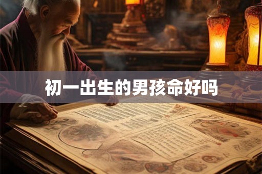 初一出生的男孩命好吗 初一出生的男孩命好吗