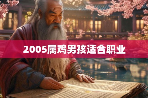 2005属鸡男孩适合职业