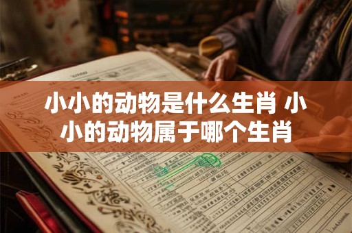 小小的动物是什么生肖 小小的动物属于哪个生肖