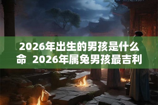 2026年出生的男孩是什么命  2026年属兔男孩最吉利的名字