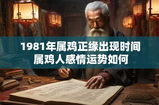 1981年属鸡正缘出现时间 属鸡人感情运势如何