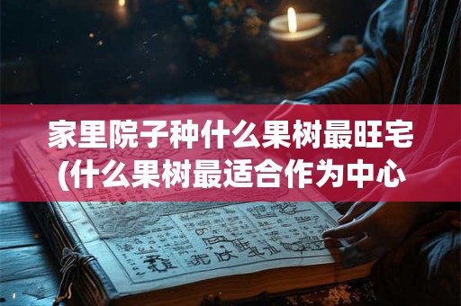 家里院子种什么果树最旺宅(什么果树最适合作为中心种植以达到旺宅效果？)