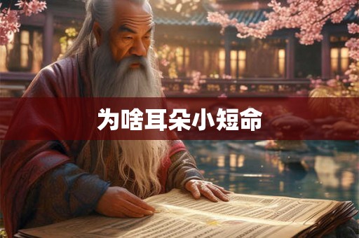 为啥耳朵小短命