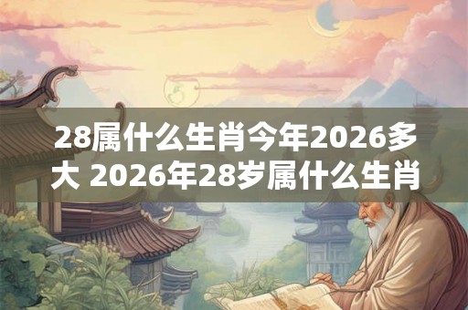 28属什么生肖今年2026多大 2026年28岁属什么生肖的人是多少岁 28属什么生肖今年2026多大 2026年28岁属什么生肖的人是多少岁