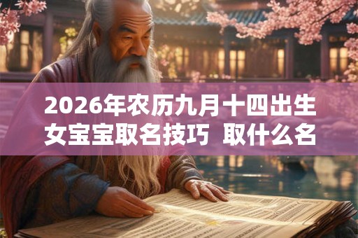 2026年农历九月十四出生女宝宝取名技巧 取什么名字好 2026年农历九月十四出生女宝宝取名技巧 取什么名字好