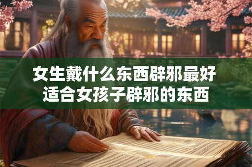 女生戴什么东西辟邪最好 适合女孩子辟邪的东西