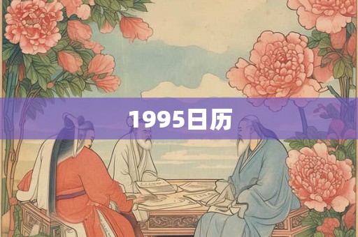 1995日历