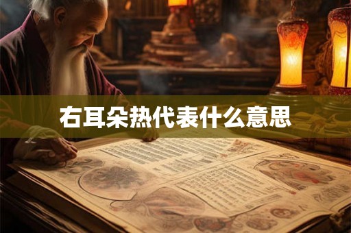 右耳朵热代表什么意思