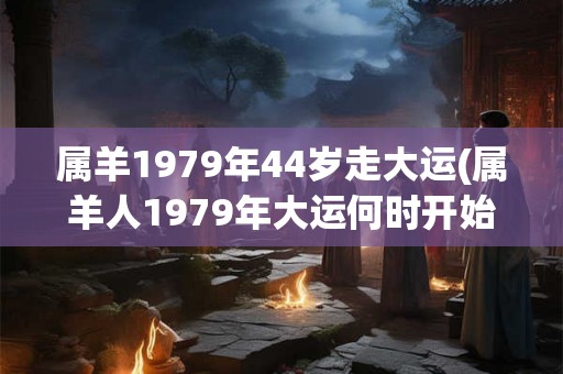 属羊1979年44岁走大运(属羊人1979年大运何时开始?) 属羊1979年44岁走大运(属羊人1979年大运何时开始?)