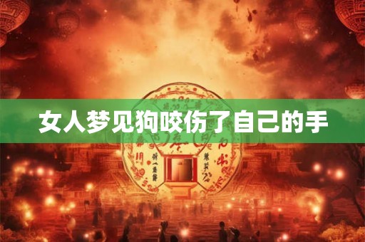女人梦见狗咬伤了自己的手