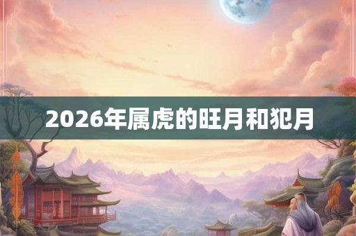 2026年属虎的旺月和犯月