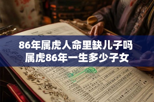86年属虎人命里缺儿子吗 属虎86年一生多少子女