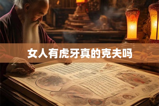 女人有虎牙真的克夫吗