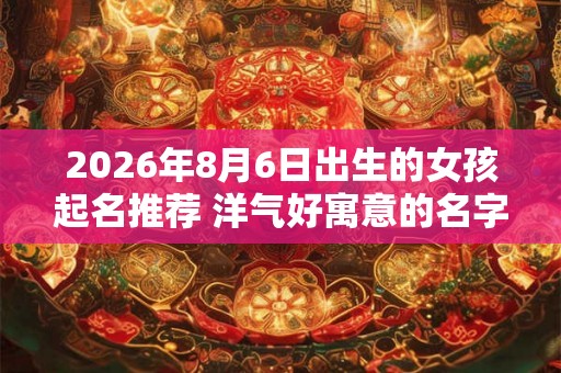 2026年8月6日出生的女孩起名推荐 洋气好寓意的名字