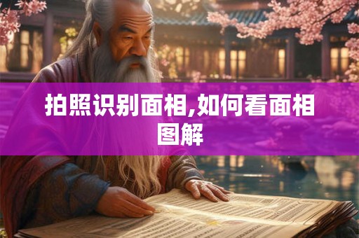 拍照识别面相,如何看面相图解