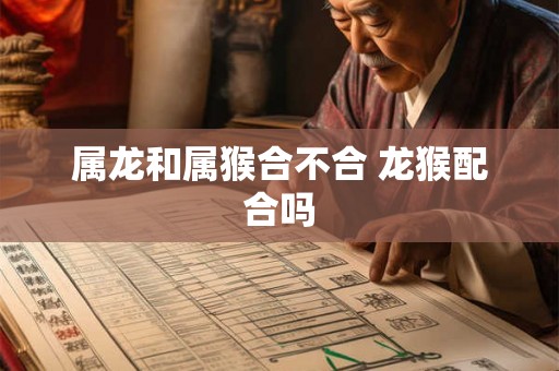 属龙和属猴合不合 龙猴配合吗