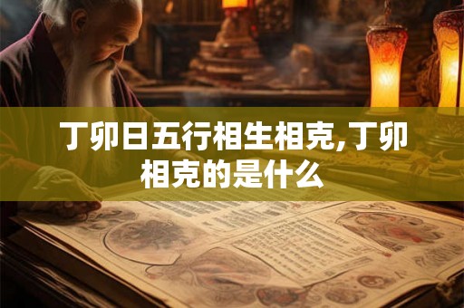 丁卯日五行相生相克,丁卯相克的是什么