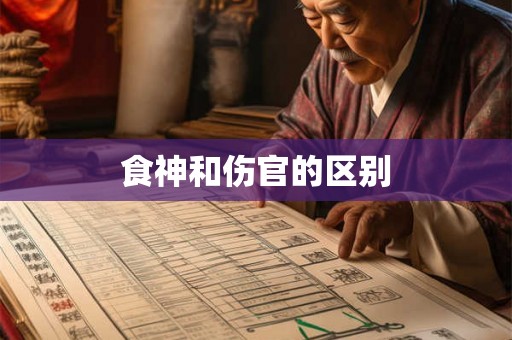食神和伤官的区别