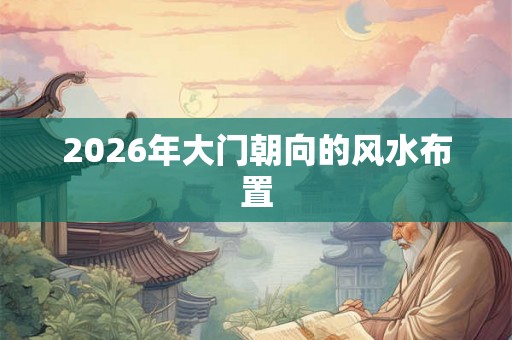 2026年大门朝向的风水布置 2026年大门朝向的风水布置