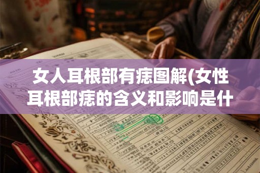 女人耳根部有痣图解(女性耳根部痣的含义和影响是什么详解图示解读)