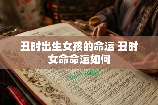 丑时出生女孩的命运 丑时女命命运如何