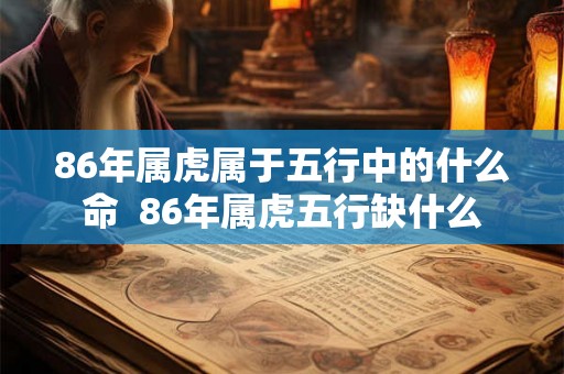 86年属虎属于五行中的什么命  86年属虎五行缺什么
