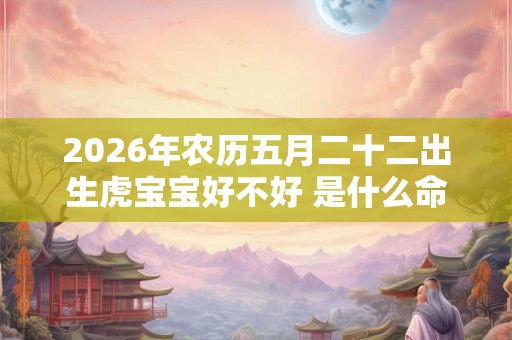 2026年农历五月二十二出生虎宝宝好不好 是什么命