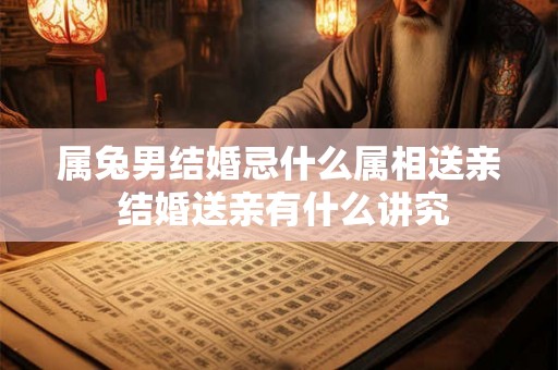 属兔男结婚忌什么属相送亲 结婚送亲有什么讲究