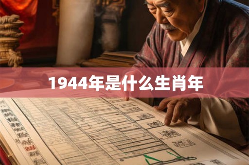 1944年是什么生肖年