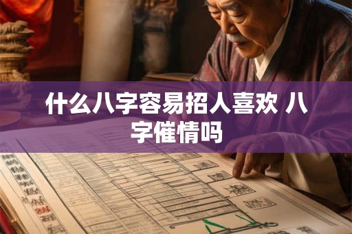 什么八字容易招人喜欢 八字催情吗