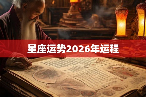 星座运势2026年运程