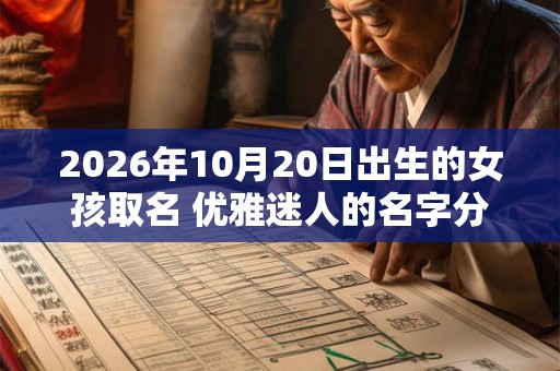 2026年10月20日出生的女孩取名 优雅迷人的名字分享 2026年10月20日出生的女孩取名 优雅迷人的名字分享