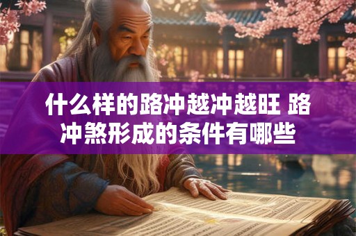 什么样的路冲越冲越旺 路冲煞形成的条件有哪些 什么样的路冲越冲越旺 路冲煞形成的条件有哪些