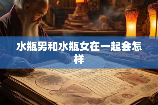 水瓶男和水瓶女在一起会怎样