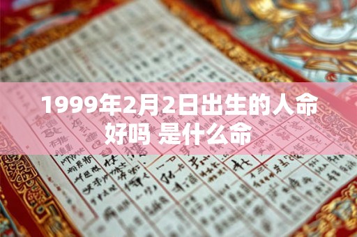 1999年2月2日出生的人命好吗 是什么命