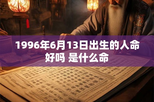 1996年6月13日出生的人命好吗 是什么命 1996年6月13日出生的人命好吗 是什么命