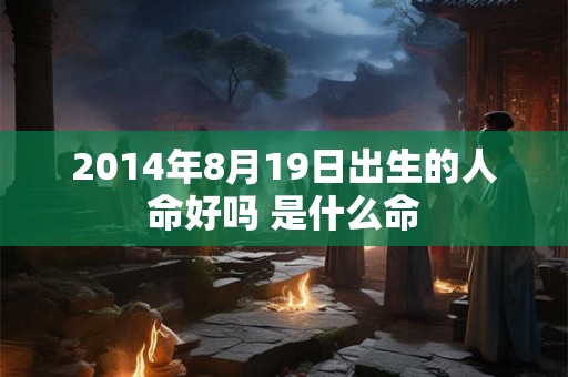 2014年8月19日出生的人命好吗 是什么命