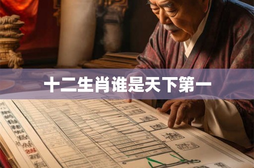 十二生肖谁是天下第一
