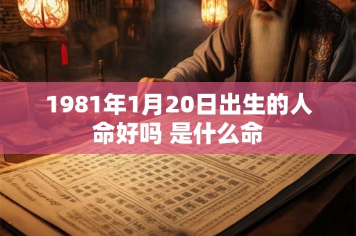 1981年1月20日出生的人命好吗 是什么命