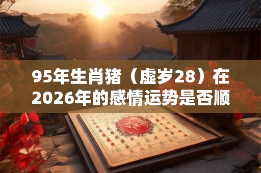 95年生肖猪（虚岁28）在2026年的感情运势是否顺利