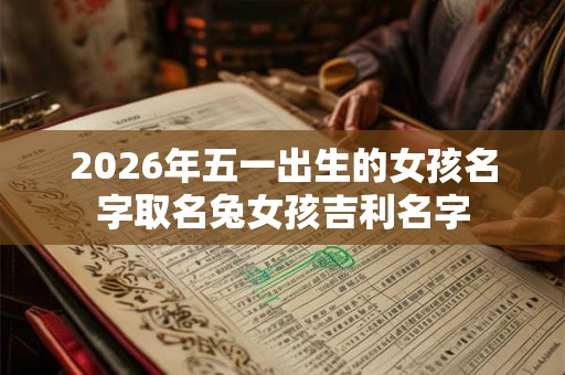 2026年五一出生的女孩名字取名兔女孩吉利名字