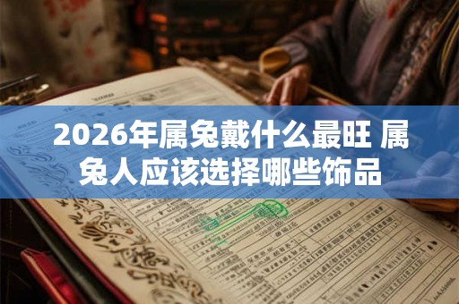 2026年属兔戴什么最旺 属兔人应该选择哪些饰品