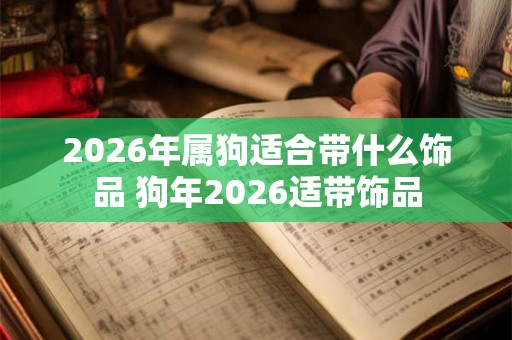 2026年属狗适合带什么饰品 狗年2026适带饰品