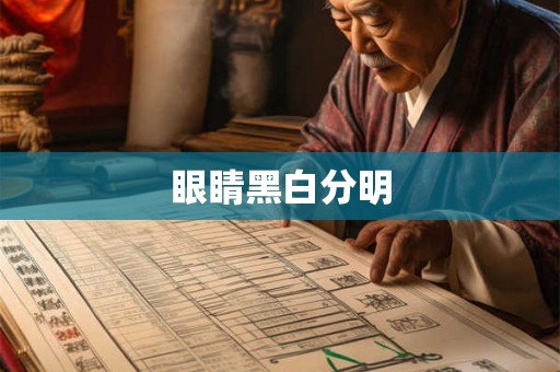 眼睛黑白分明 眼睛黑白分明