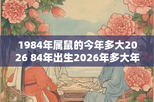 1984年属鼠的今年多大2026 84年出生2026年多大年龄